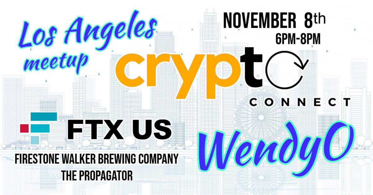 Crypto Connect's First LA Meetup CryptoWendyO